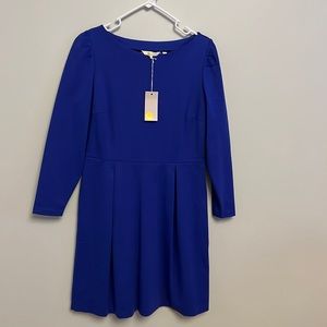 NWT Boden Melanie Ponte Dress Greek Blue Size 10P